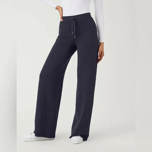 NWT SPANX Air Essentials Wide Leg Pant Classic Navy 2X Tall